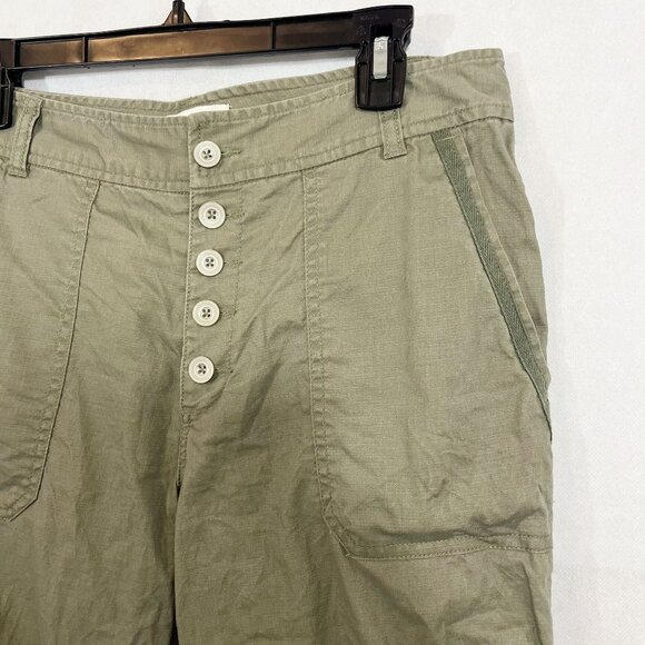 Sundance Everyday Explorer Shorts Green Exposed Button Fly - Size 6 - Picture 3 of 8